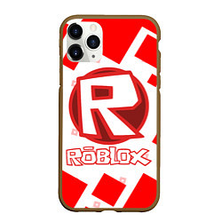 Чехол iPhone 11 Pro матовый ROBLOX, цвет: 3D-коричневый