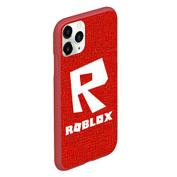 Чехол iPhone 11 Pro матовый Roblox, цвет: 3D-красный — фото 2