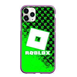 Чехол iPhone 11 Pro матовый Roblox, цвет: 3D-фиолетовый