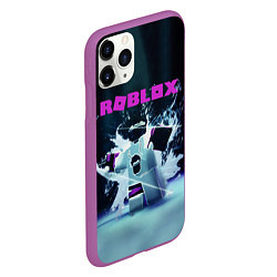 Чехол iPhone 11 Pro матовый ROBLOX, цвет: 3D-фиолетовый — фото 2