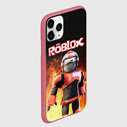 Чехол iPhone 11 Pro матовый ROBLOX, цвет: 3D-малиновый — фото 2