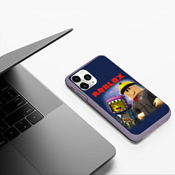 Чехол iPhone 11 Pro матовый ROBLOX, цвет: 3D-серый — фото 2