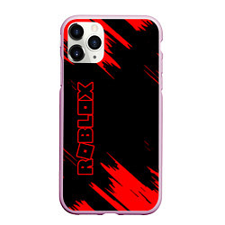 Чехол iPhone 11 Pro матовый Roblox, цвет: 3D-розовый