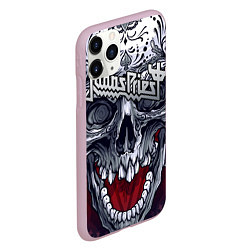 Чехол iPhone 11 Pro матовый Judas Priest, цвет: 3D-розовый — фото 2