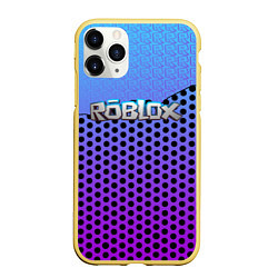 Чехол iPhone 11 Pro матовый Roblox Gradient Pattern, цвет: 3D-желтый