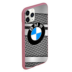 Чехол iPhone 11 Pro матовый BMW, цвет: 3D-малиновый — фото 2