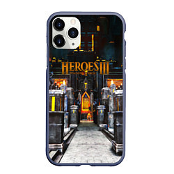 Чехол iPhone 11 Pro матовый HEROES 3, цвет: 3D-серый