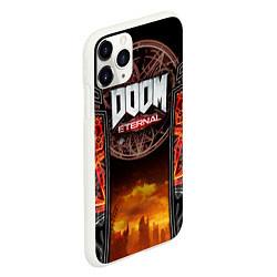 Чехол iPhone 11 Pro матовый DOOM ETERNAL, цвет: 3D-белый — фото 2