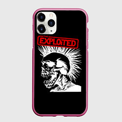 Чехол iPhone 11 Pro матовый The Exploited, цвет: 3D-малиновый