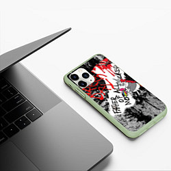 Чехол iPhone 11 Pro матовый Green Day - Father of All MF, цвет: 3D-салатовый — фото 2