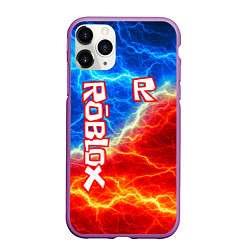 Чехол iPhone 11 Pro матовый ROBLOX, цвет: 3D-фиолетовый