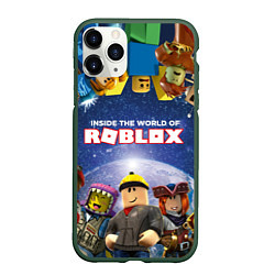 Чехол iPhone 11 Pro матовый ROBLOX, цвет: 3D-темно-зеленый