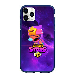 Чехол iPhone 11 Pro матовый BRAWL STARS SANDY, цвет: 3D-тёмно-синий