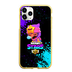 Чехол iPhone 11 Pro матовый BRAWL STARS SANDY, цвет: 3D-желтый