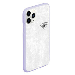 Чехол iPhone 11 Pro матовый Tony Ferguson крылья на спине, цвет: 3D-светло-сиреневый — фото 2