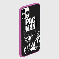 Чехол iPhone 11 Pro матовый Pac Man, цвет: 3D-фиолетовый — фото 2