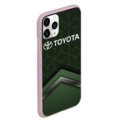 Чехол iPhone 11 Pro матовый TOYOTA, цвет: 3D-розовый — фото 2