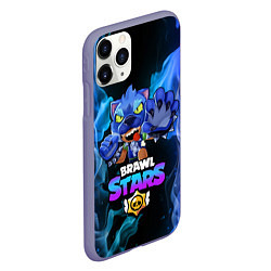 Чехол iPhone 11 Pro матовый Brawl Stars LEON, цвет: 3D-серый — фото 2