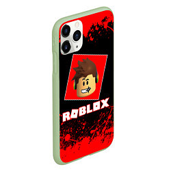 Чехол iPhone 11 Pro матовый ROBLOX, цвет: 3D-салатовый — фото 2