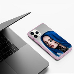 Чехол iPhone 11 Pro матовый BILLIE EILISH, цвет: 3D-розовый — фото 2