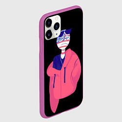 Чехол iPhone 11 Pro матовый СountryHumans, цвет: 3D-фиолетовый — фото 2