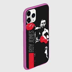 Чехол iPhone 11 Pro матовый Рой Джонс, цвет: 3D-фиолетовый — фото 2
