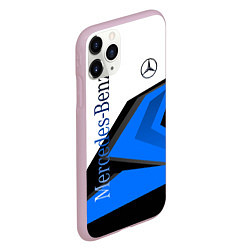 Чехол iPhone 11 Pro матовый Mercedes-Benz, цвет: 3D-розовый — фото 2