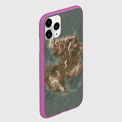 Чехол iPhone 11 Pro матовый Ard Skellig, цвет: 3D-фиолетовый — фото 2