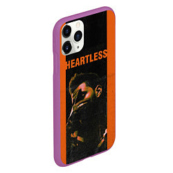 Чехол iPhone 11 Pro матовый HEARTLESS, цвет: 3D-фиолетовый — фото 2