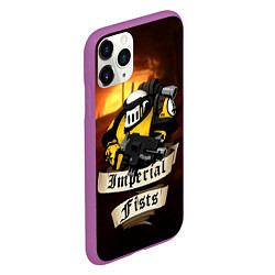 Чехол iPhone 11 Pro матовый Imperial Fists W40000, цвет: 3D-фиолетовый — фото 2