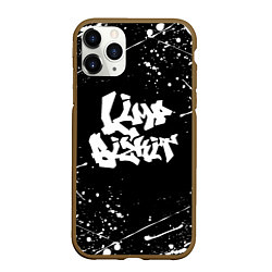 Чехол iPhone 11 Pro матовый LIMP BIZKIT, цвет: 3D-коричневый