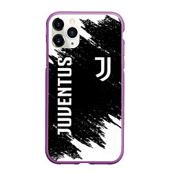 Чехол iPhone 11 Pro матовый JUVENTUS, цвет: 3D-фиолетовый