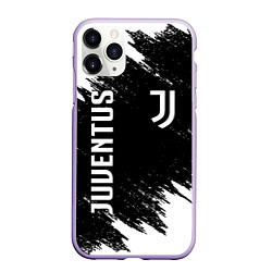 Чехол iPhone 11 Pro матовый JUVENTUS, цвет: 3D-светло-сиреневый