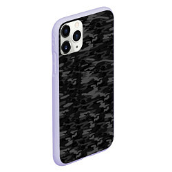 Чехол iPhone 11 Pro матовый ГОРОДСКОЙ КАМУФЛЯЖ, цвет: 3D-светло-сиреневый — фото 2