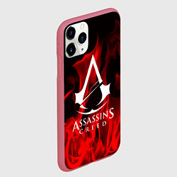 Чехол iPhone 11 Pro матовый ASSASSINS CREED, цвет: 3D-малиновый — фото 2