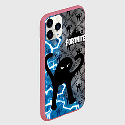 Чехол iPhone 11 Pro матовый ЪУЪ FORTNITE, цвет: 3D-малиновый — фото 2