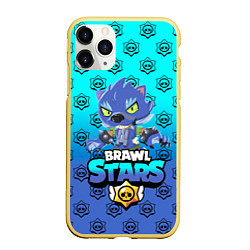 Чехол iPhone 11 Pro матовый Brawl stars leon shark