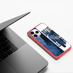 Чехол iPhone 11 Pro матовый Billie eilish, цвет: 3D-красный — фото 2