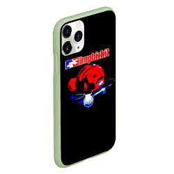 Чехол iPhone 11 Pro матовый LIMP BIZKIT, цвет: 3D-салатовый — фото 2