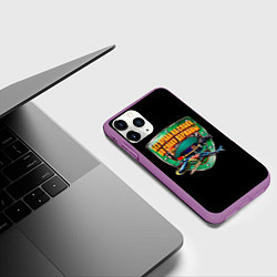 Чехол iPhone 11 Pro матовый Без права на славу во славу державы, цвет: 3D-фиолетовый — фото 2