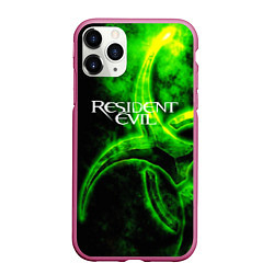 Чехол iPhone 11 Pro матовый RESIDENT EVIL, цвет: 3D-малиновый