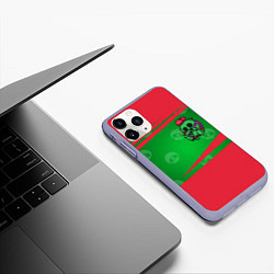 Чехол iPhone 11 Pro матовый Brawl stars SPIKE, цвет: 3D-светло-сиреневый — фото 2