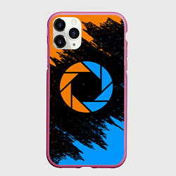 Чехол iPhone 11 Pro матовый PORTAL, цвет: 3D-малиновый