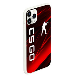 Чехол iPhone 11 Pro матовый CS GO, цвет: 3D-белый — фото 2