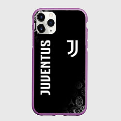 Чехол iPhone 11 Pro матовый JUVENTUS, цвет: 3D-фиолетовый