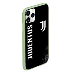 Чехол iPhone 11 Pro матовый JUVENTUS, цвет: 3D-салатовый — фото 2