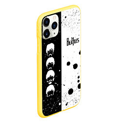 Чехол iPhone 11 Pro матовый Beatles, цвет: 3D-желтый — фото 2