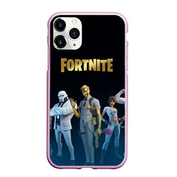 Чехол iPhone 11 Pro матовый FORTNITE 2 СЕЗОН ГЛАВА 2, цвет: 3D-розовый