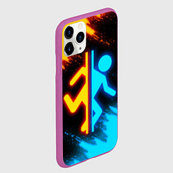 Чехол iPhone 11 Pro матовый PORTAL, цвет: 3D-фиолетовый — фото 2