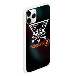 Чехол iPhone 11 Pro матовый The Division 2 Logo, цвет: 3D-белый — фото 2